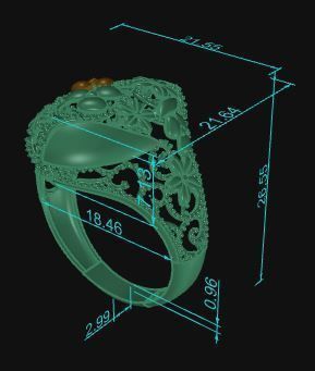 Ultra Vision Ring 419 3D print model_8