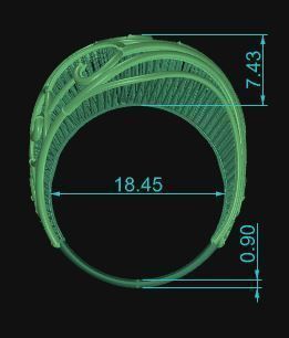 Ultra Vision Ring 428 3D print model_5