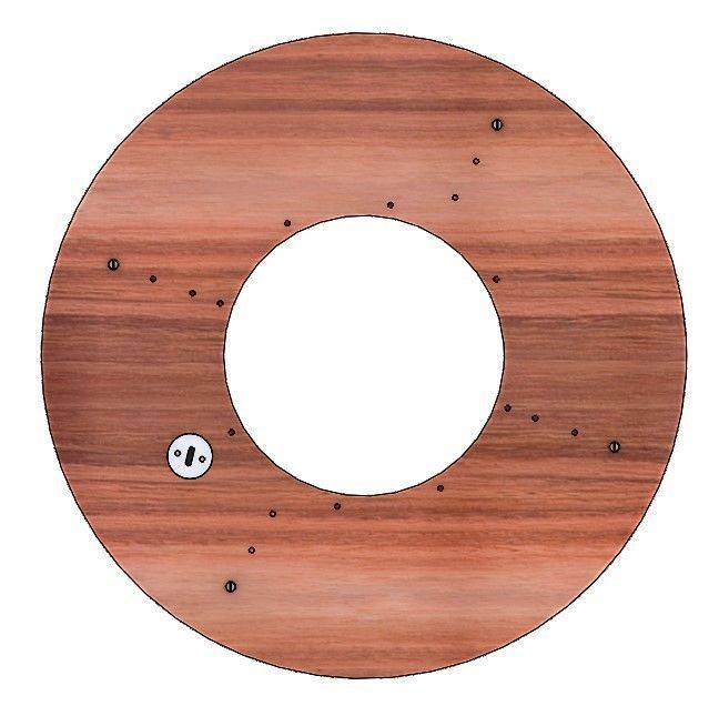 LS2BLROD100A Tai Chi Mechanism laser cut  mechanical shutter 3D print model_3