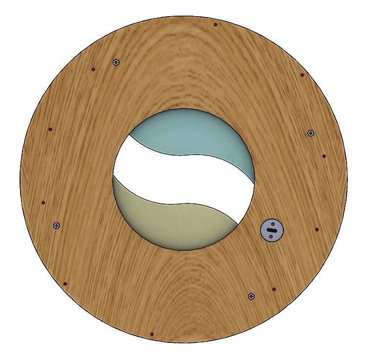 LS2BLROD100A Tai Chi Mechanism laser cut  mechanical shutter 3D print model_7