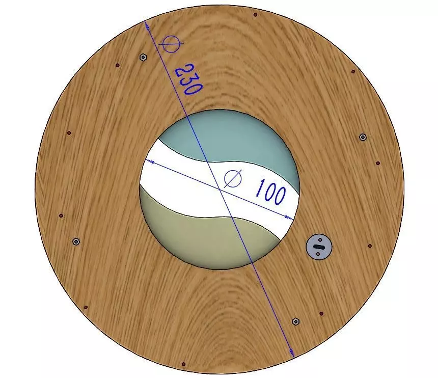 LS2BLROD100A Tai Chi Mechanism laser cut  mechanical shutter 3D print model_0