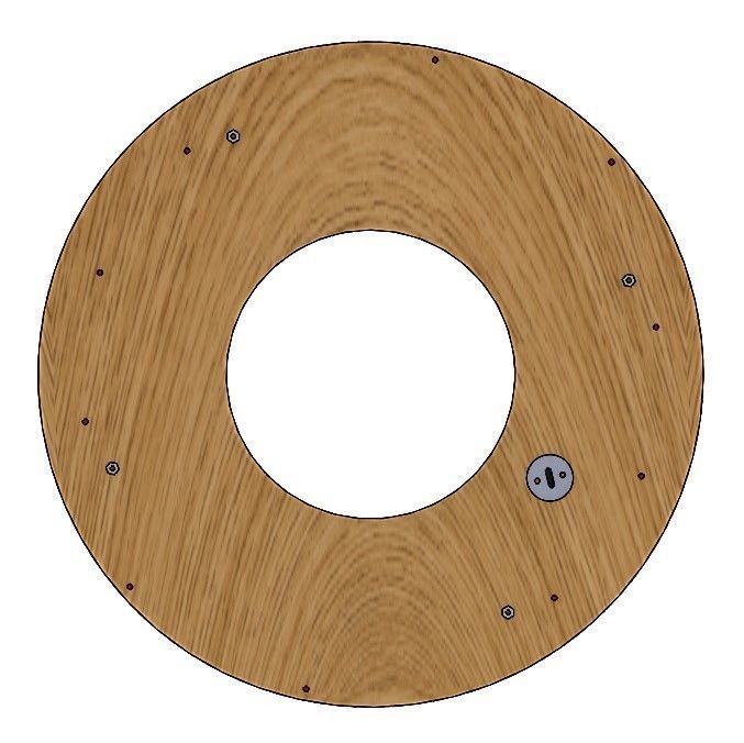 LS2BLROD100A Tai Chi Mechanism laser cut  mechanical shutter 3D print model_2