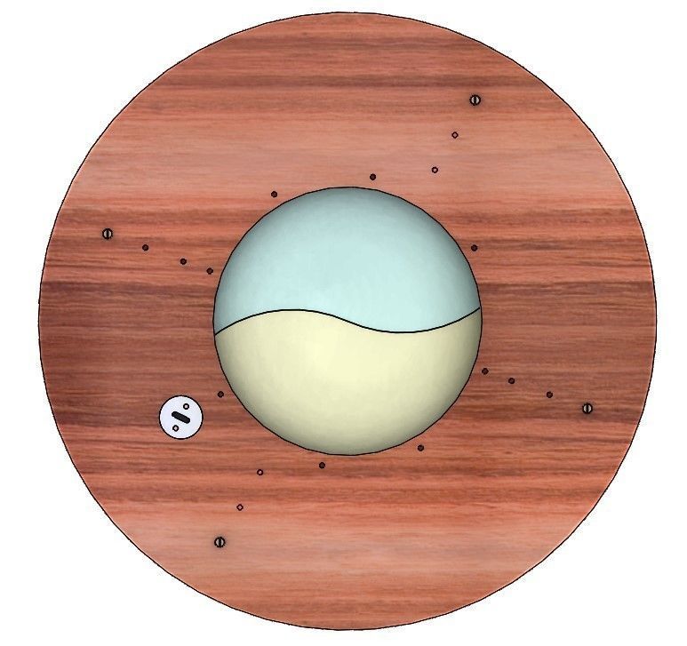 LS2BLROD100A Tai Chi Mechanism laser cut  mechanical shutter 3D print model_13