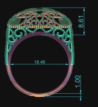 Ultra Vision Ring 445 3D print model_6