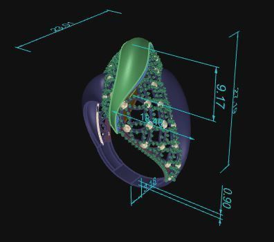 Ultra Vision Ring 461 3D print model_7