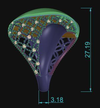 Ultra Vision Ring 461 3D print model_6