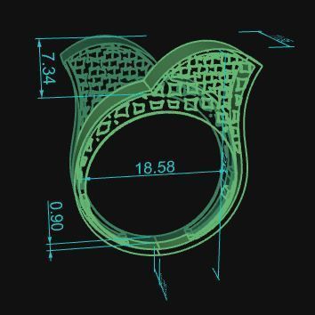 Ultra Vision Ring 462 3D print model_8