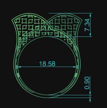 Ultra Vision Ring 462 3D print model_7