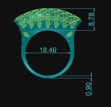 Ultra Vision Ring 467 3D print model_6