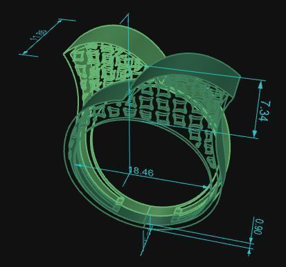 Ultra Vision Ring 478 3D print model_7