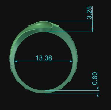 Ultra Vision Ring 492 3D print model_8