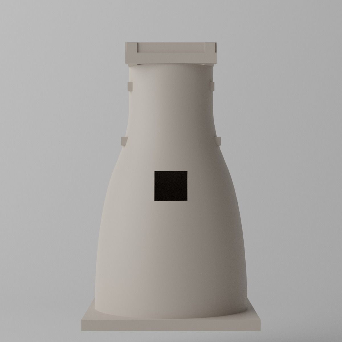 Korea Gyeongju Cheomseongdae Low-poly 3D model_5