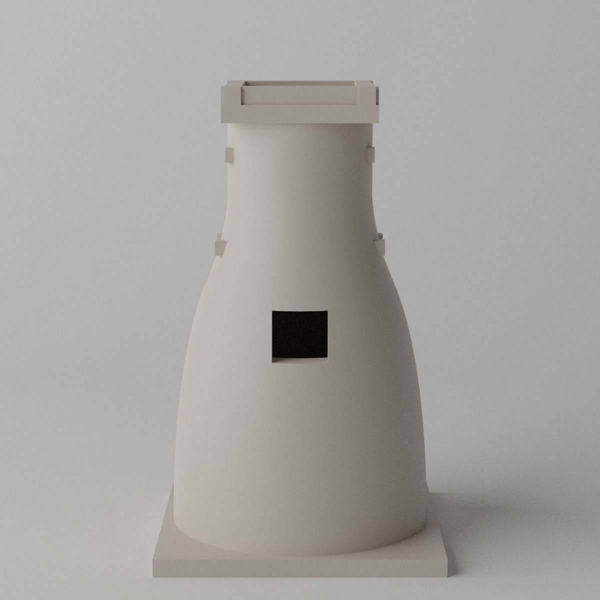 Korea Gyeongju Cheomseongdae Low-poly 3D model_13