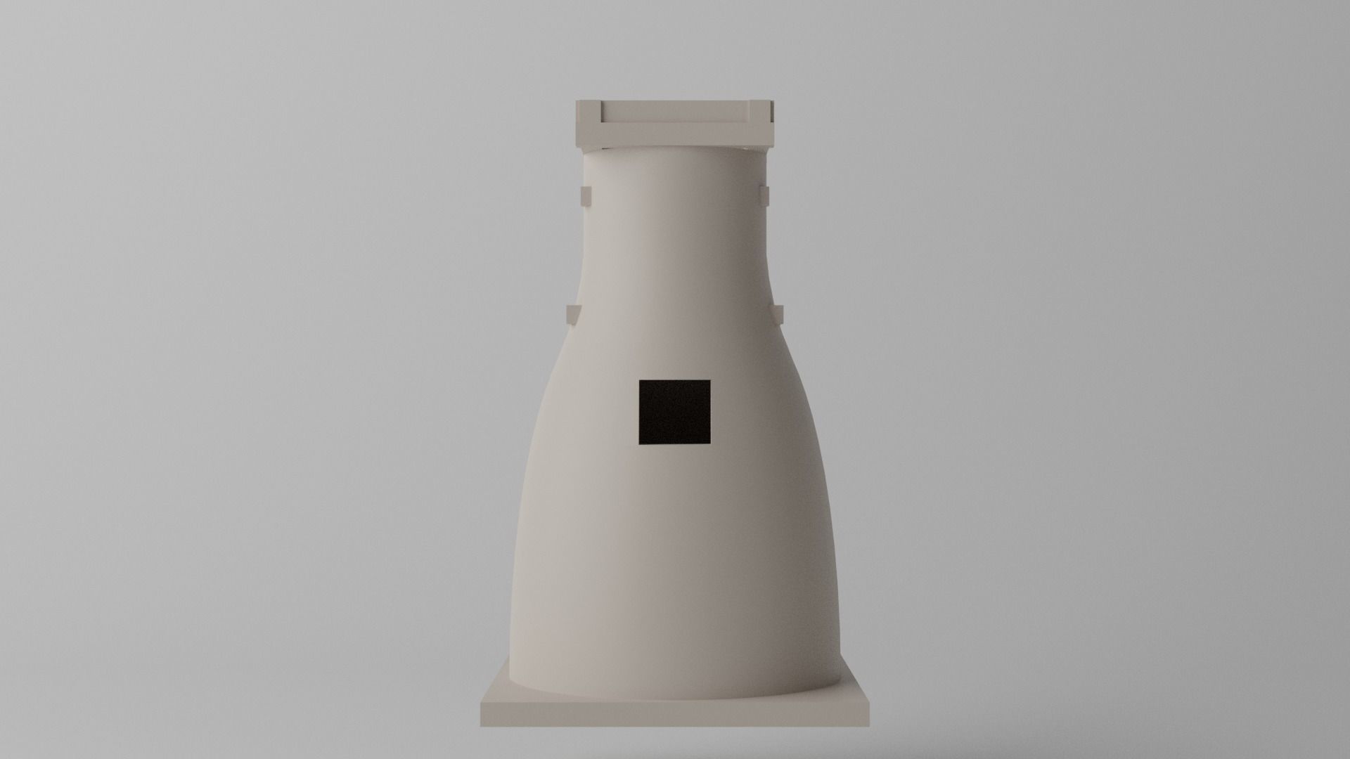 Korea Gyeongju Cheomseongdae Low-poly 3D model_3