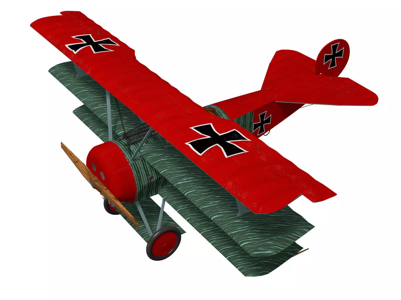 Fokker Dr I 3D model