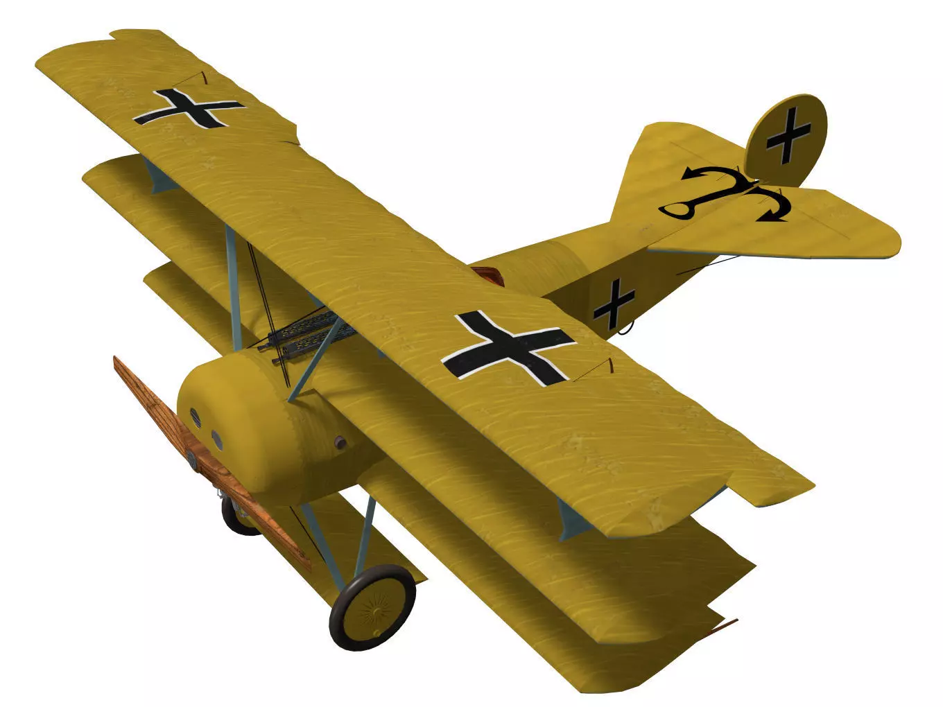 Fokker Dr I 3D model
