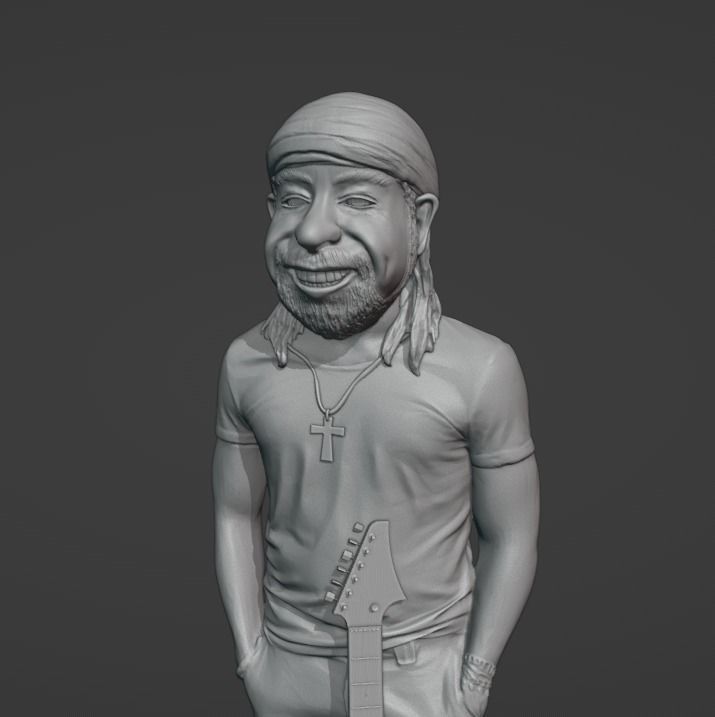 Bell Marques - Caricatura chicleteiro 3D print model_3