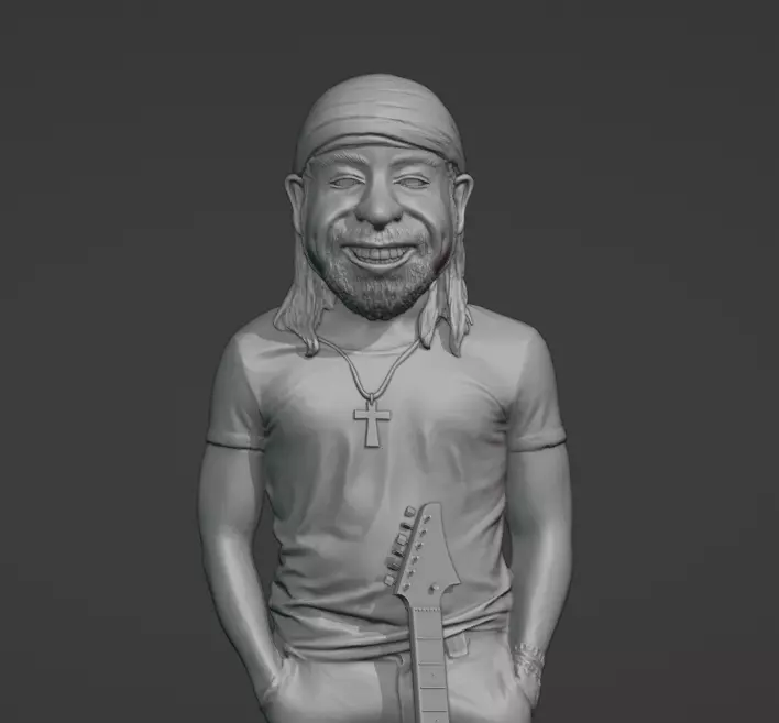 Bell Marques - Caricatura chicleteiro 3D print model_0