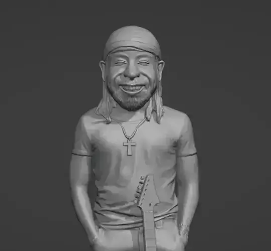 Bell Marques - Caricatura chicleteiro 3D print model