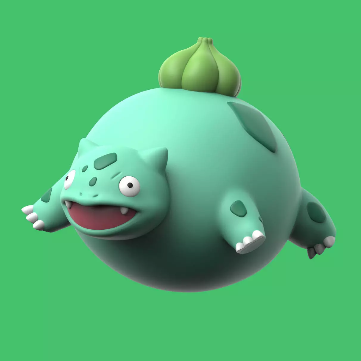 POKEMON - FAT BULBASAUR 3D print model