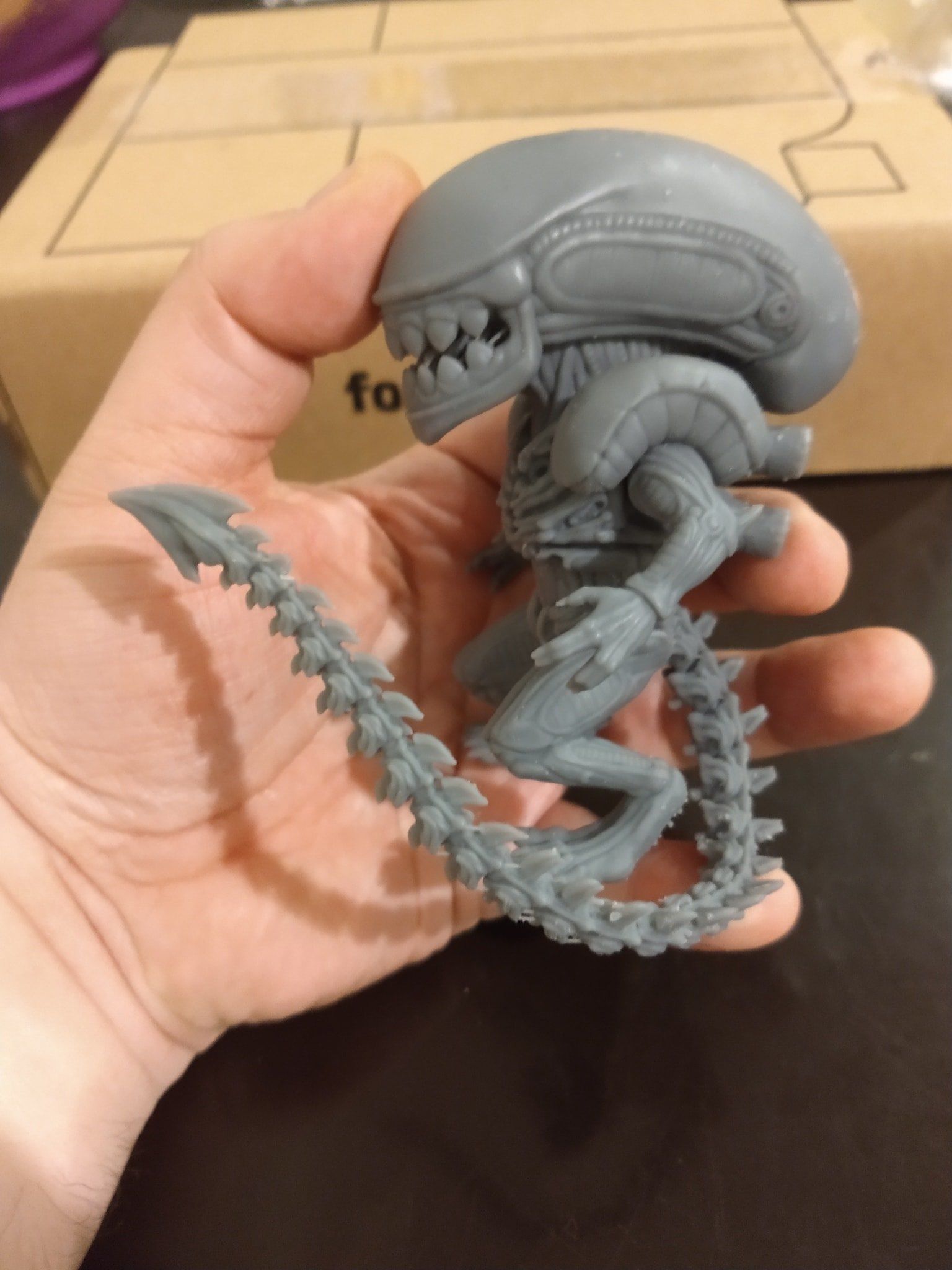 Alien Chibi 3D print model_14