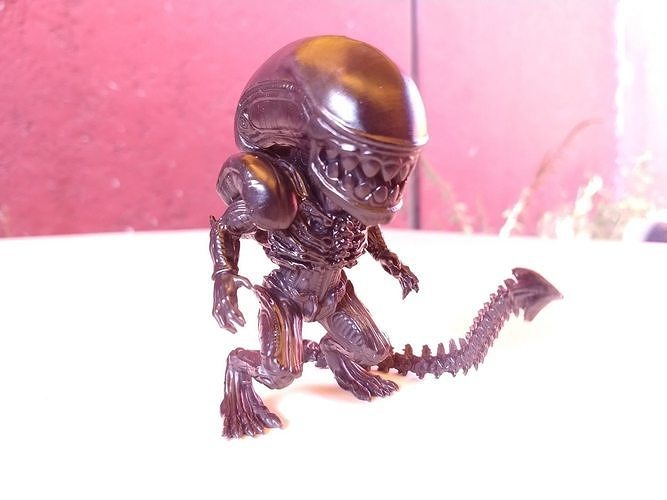 Alien Chibi  3D print model