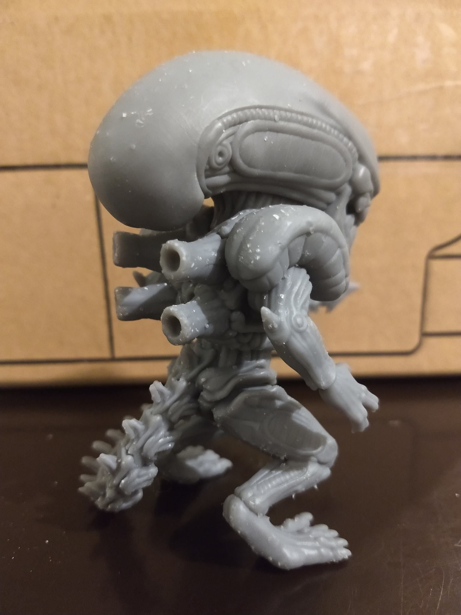 Alien Chibi 3D print model_9