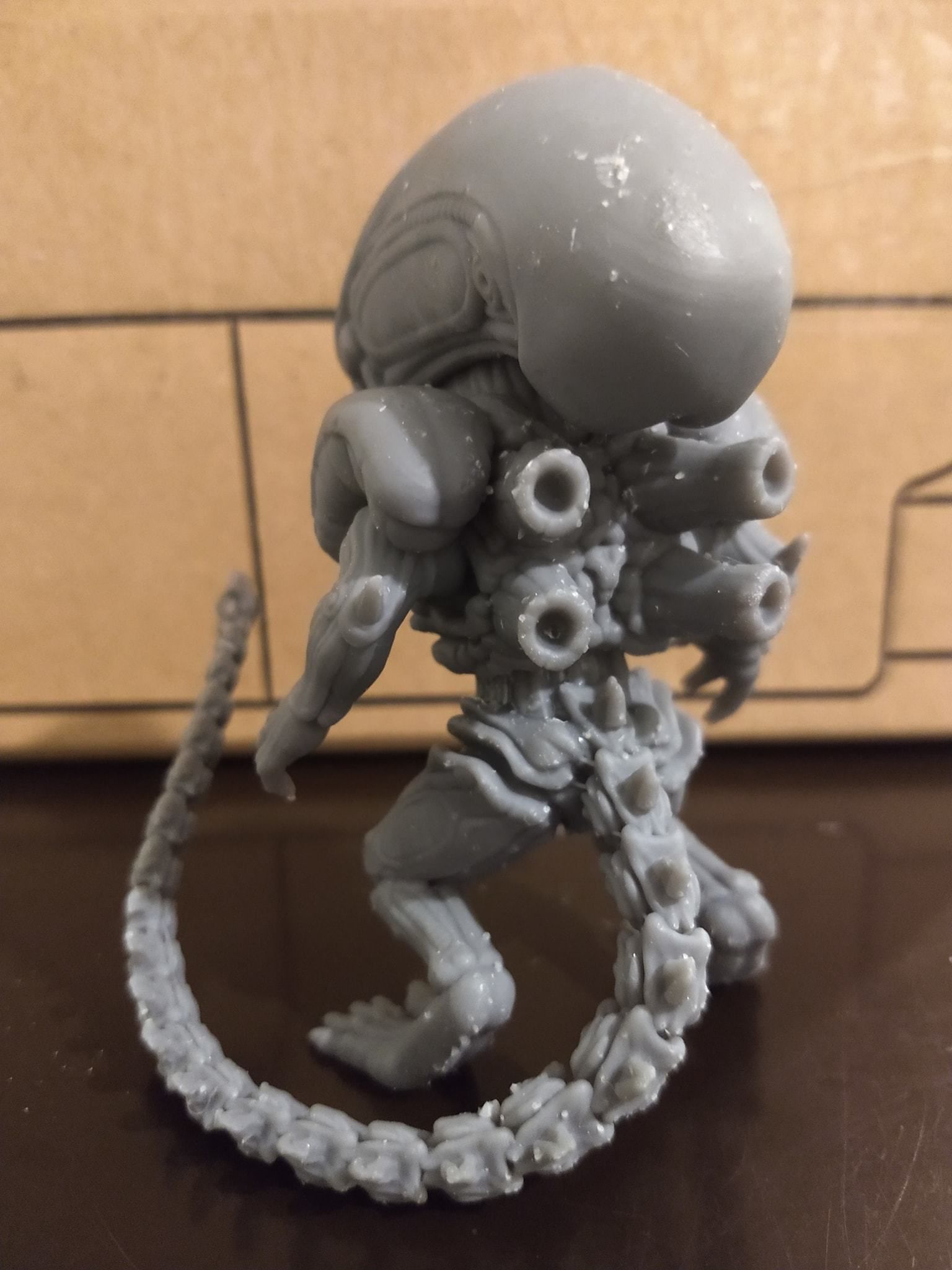 Alien Chibi 3D print model_10