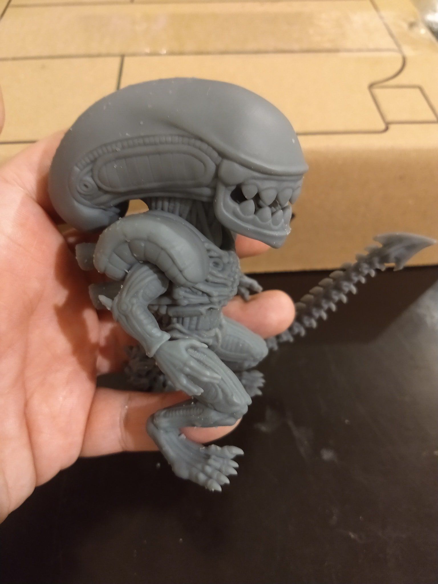 Alien Chibi 3D print model_11