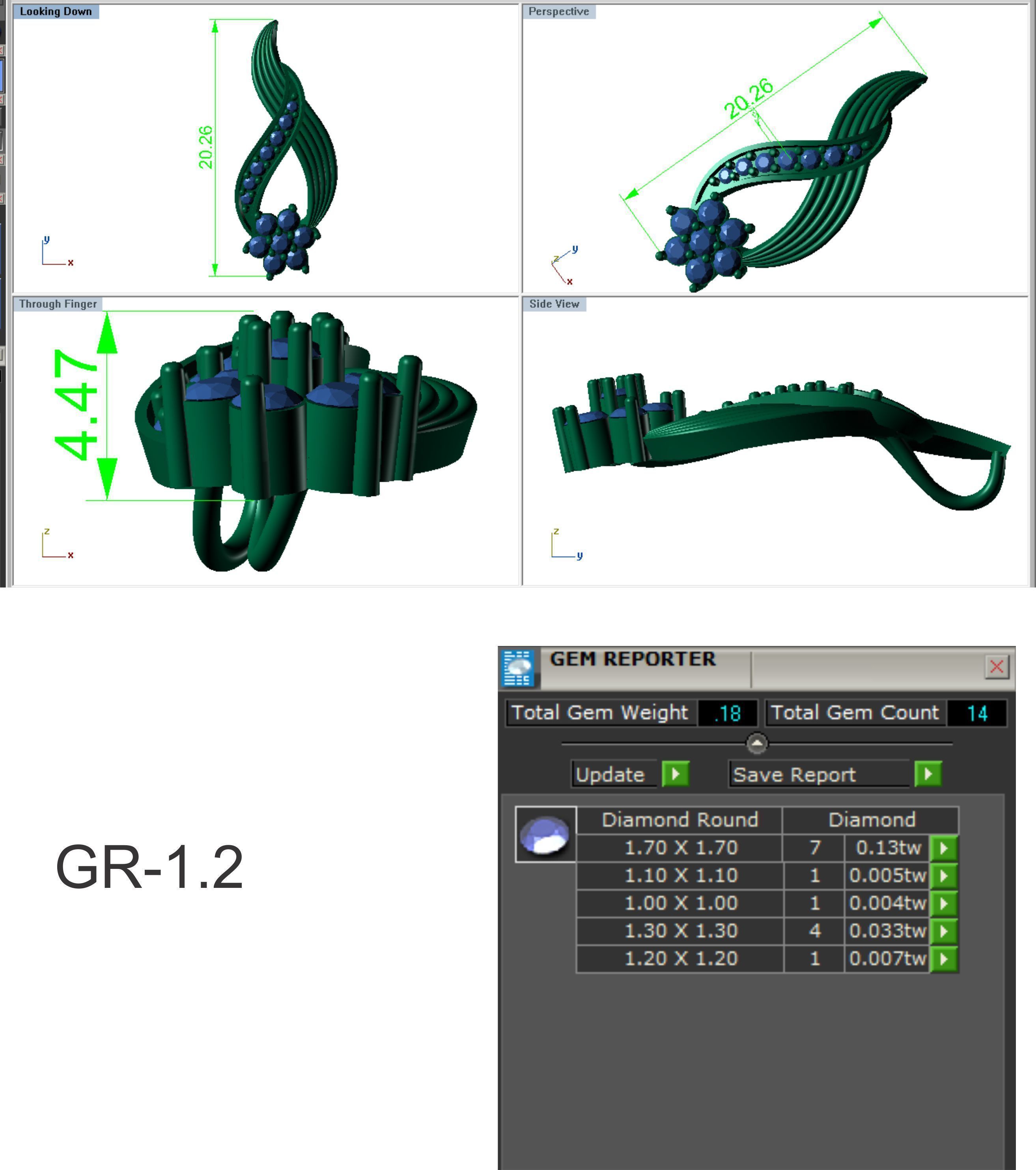 Women Earrings Pendant Set 3dm stl FBX OBJ Render Detail 3D print model_14