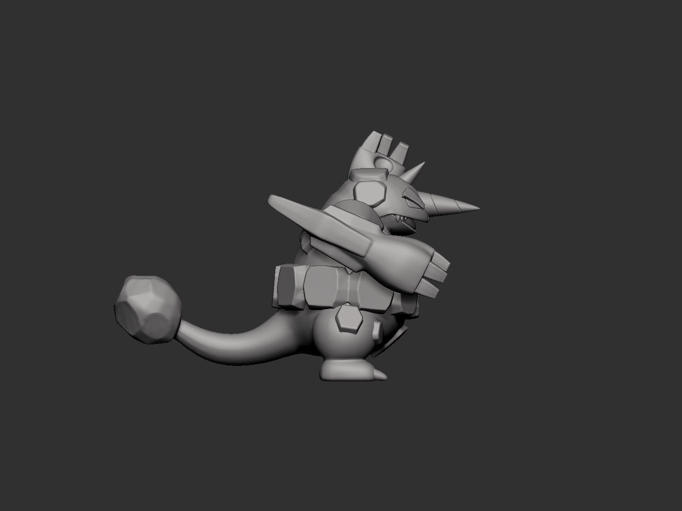 pokemon rhyperior 3D print model_6