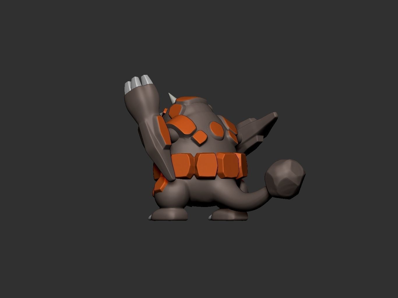 pokemon rhyperior 3D print model_13