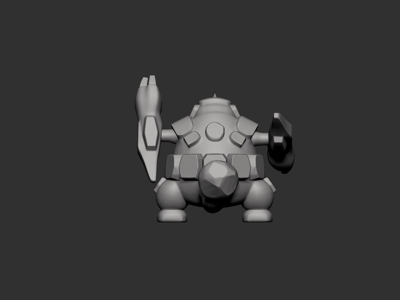 pokemon rhyperior 3D print model_4
