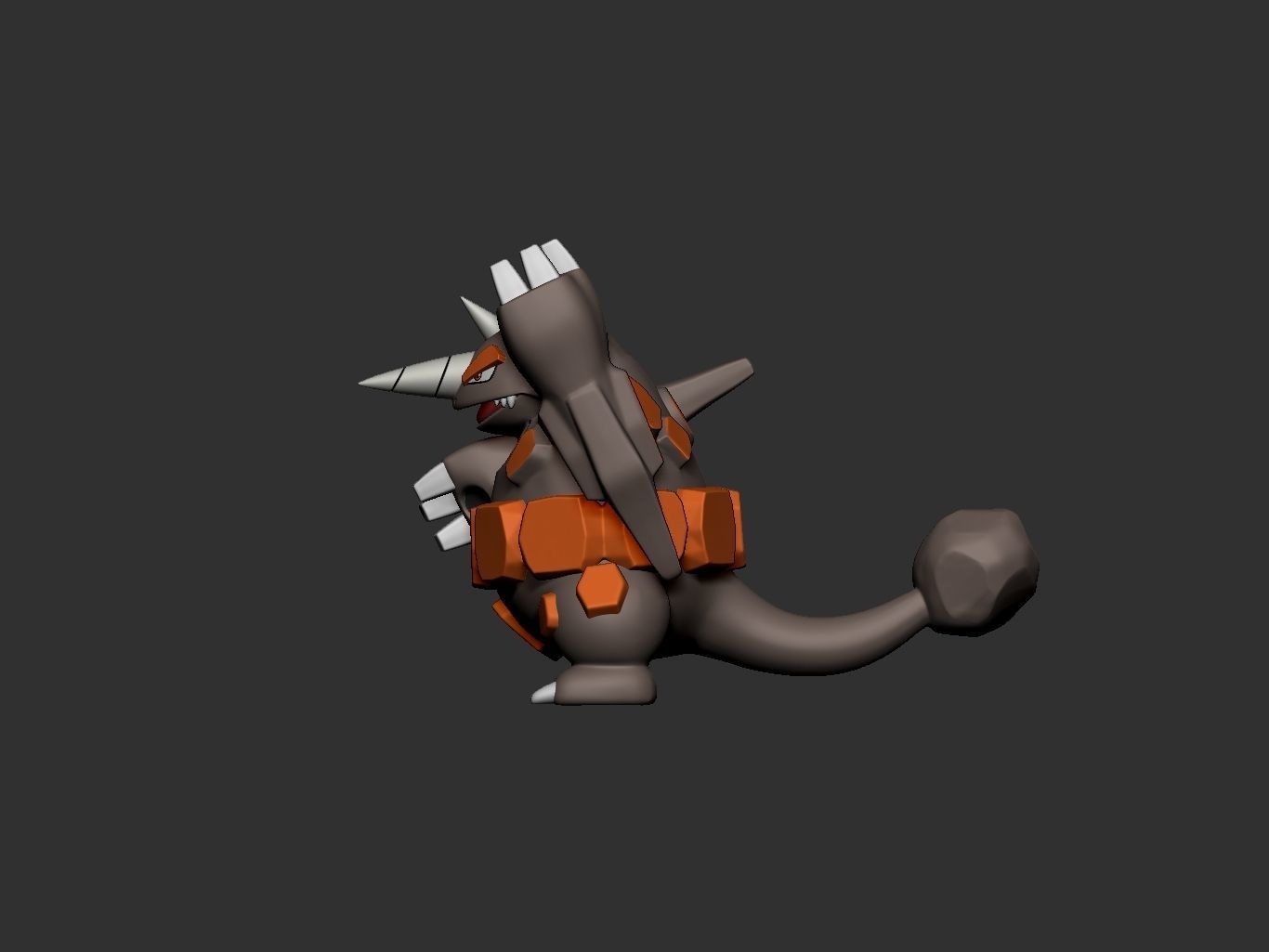 pokemon rhyperior 3D print model_11