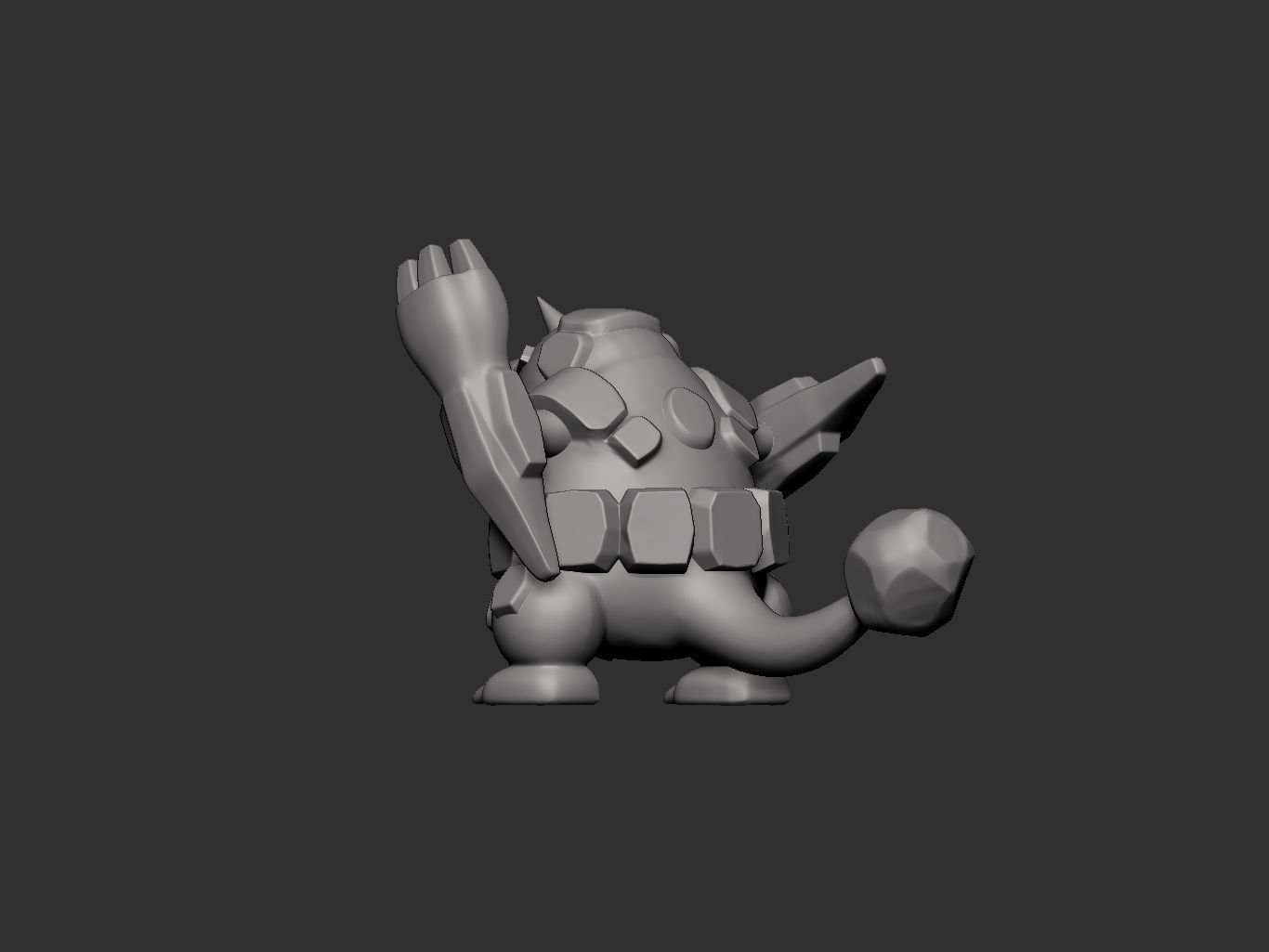 pokemon rhyperior 3D print model_14