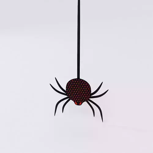 Hanging spider decoration 3d model 3D model