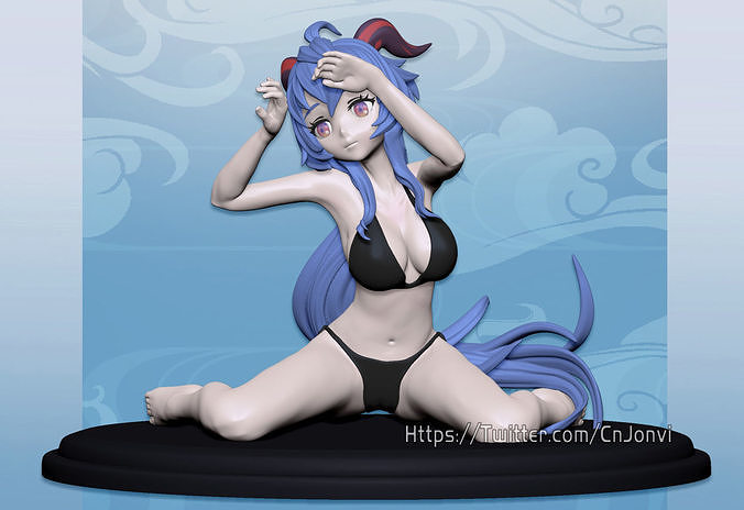 Genshin Ganyu Bikini NSWF Free 3D print model