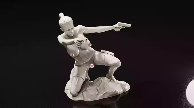 Sexy Lara Croft  3D print model