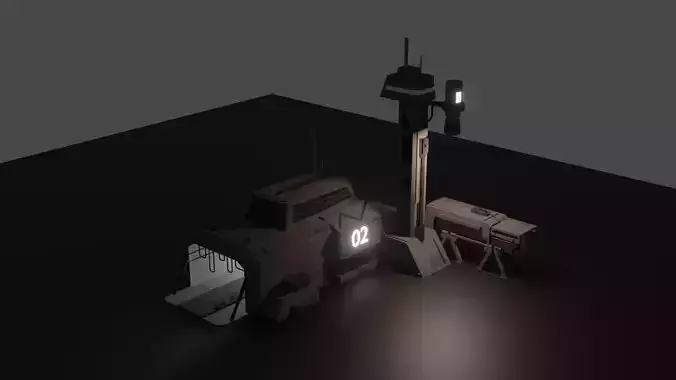 Military Base 3D model