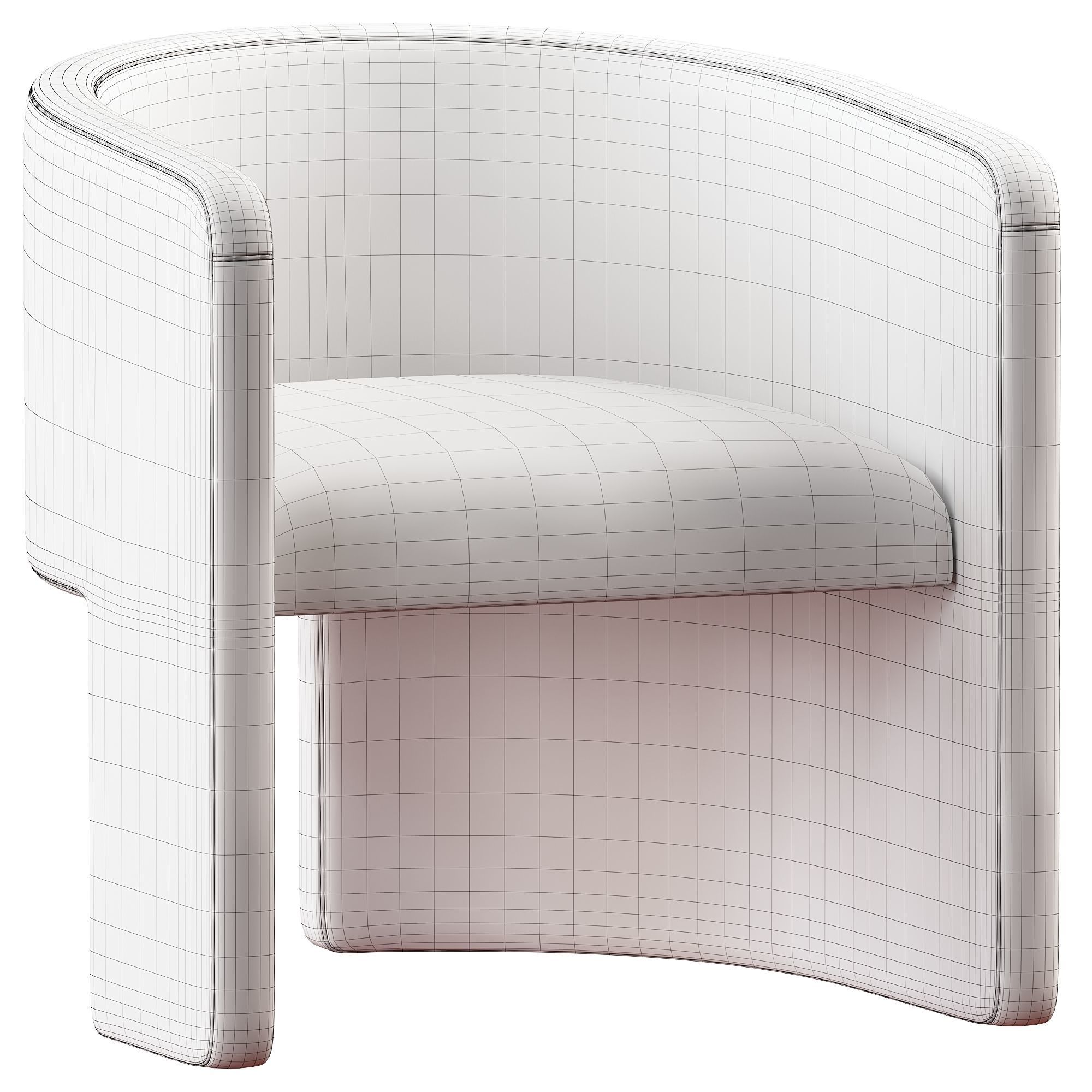 Martinique Chair 3D model_4