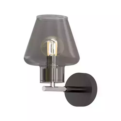 goreyn modern wall light with glass shade