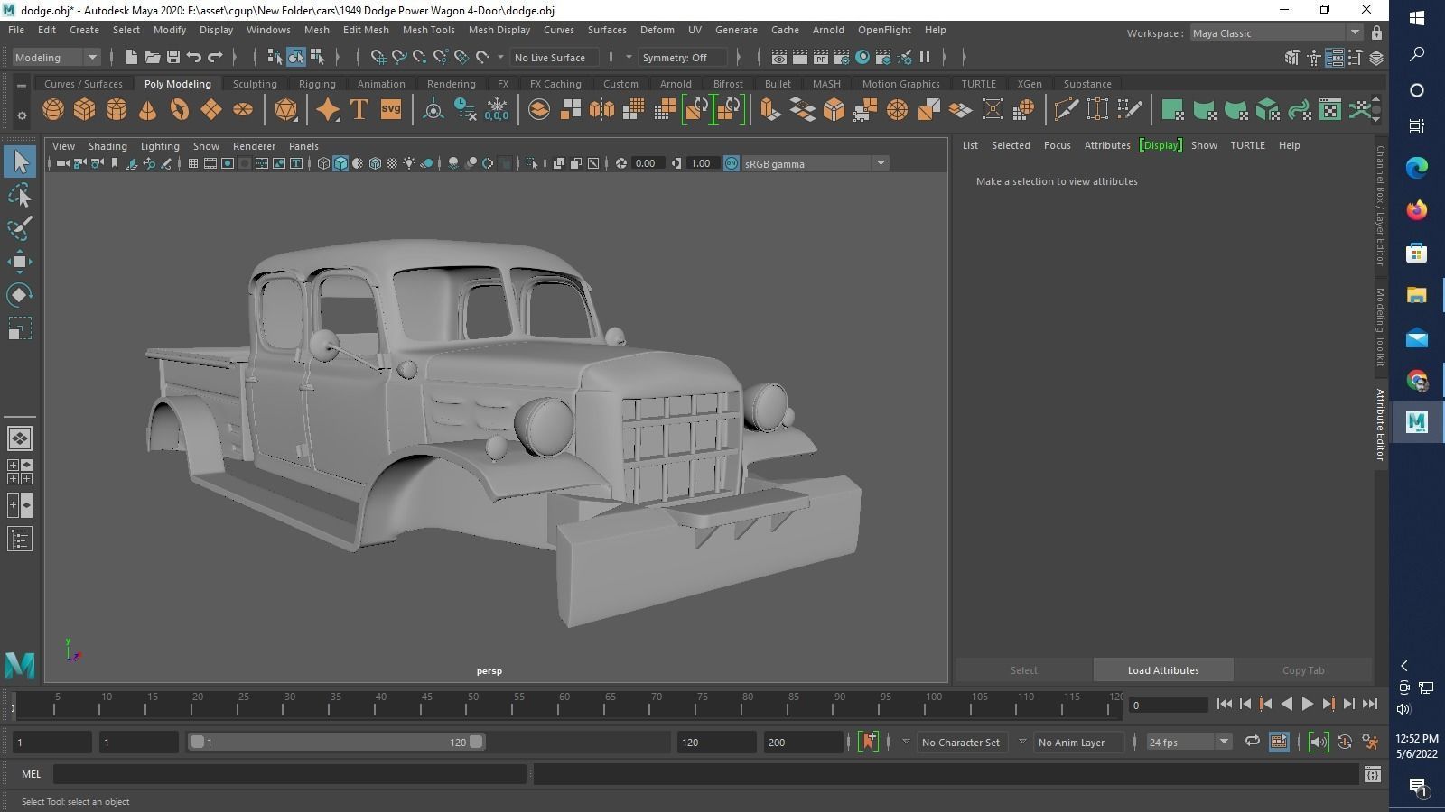 1949 Dodge Power Wagon 4-Door 3D print model_11