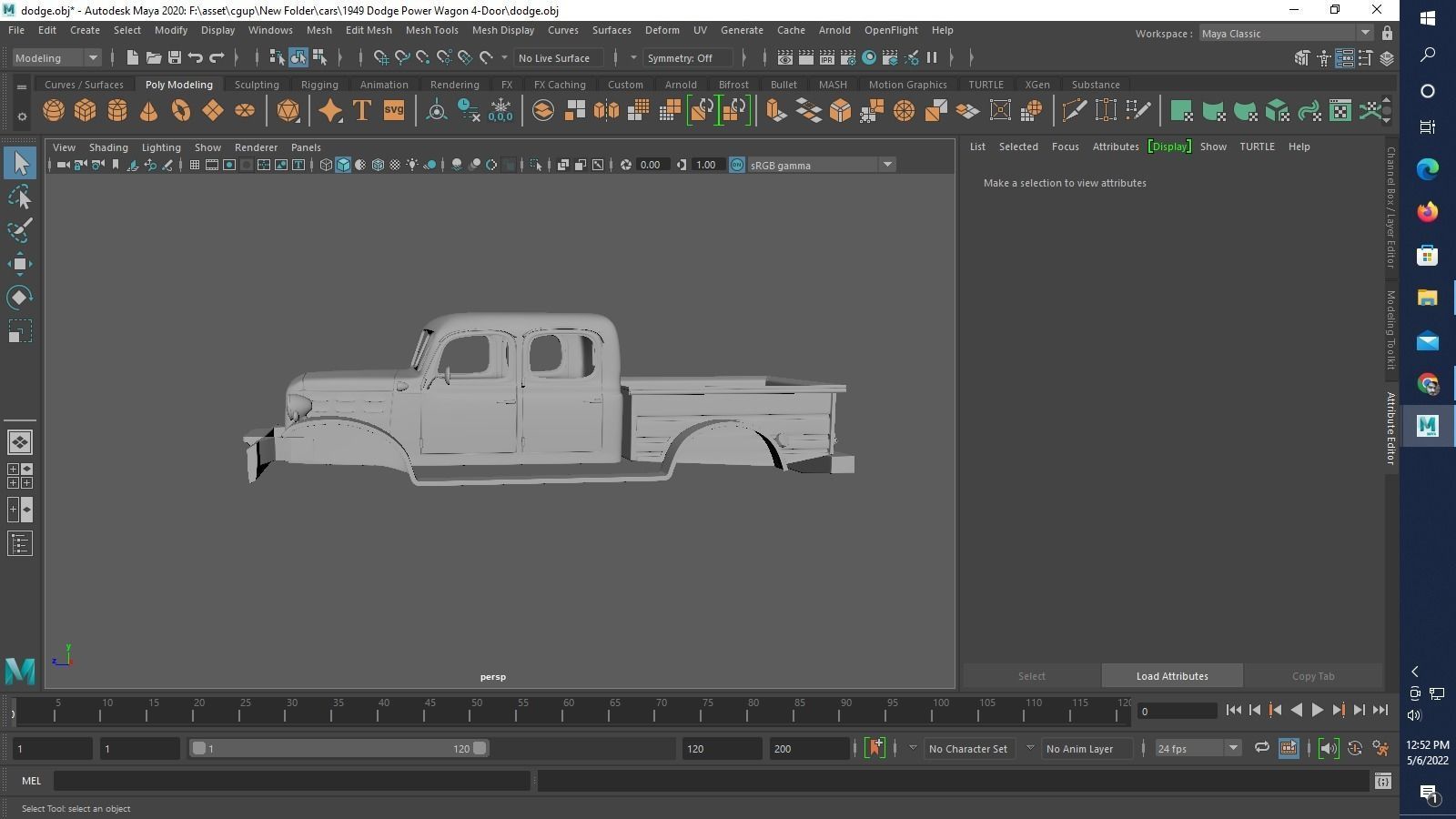 1949 Dodge Power Wagon 4-Door 3D print model_8