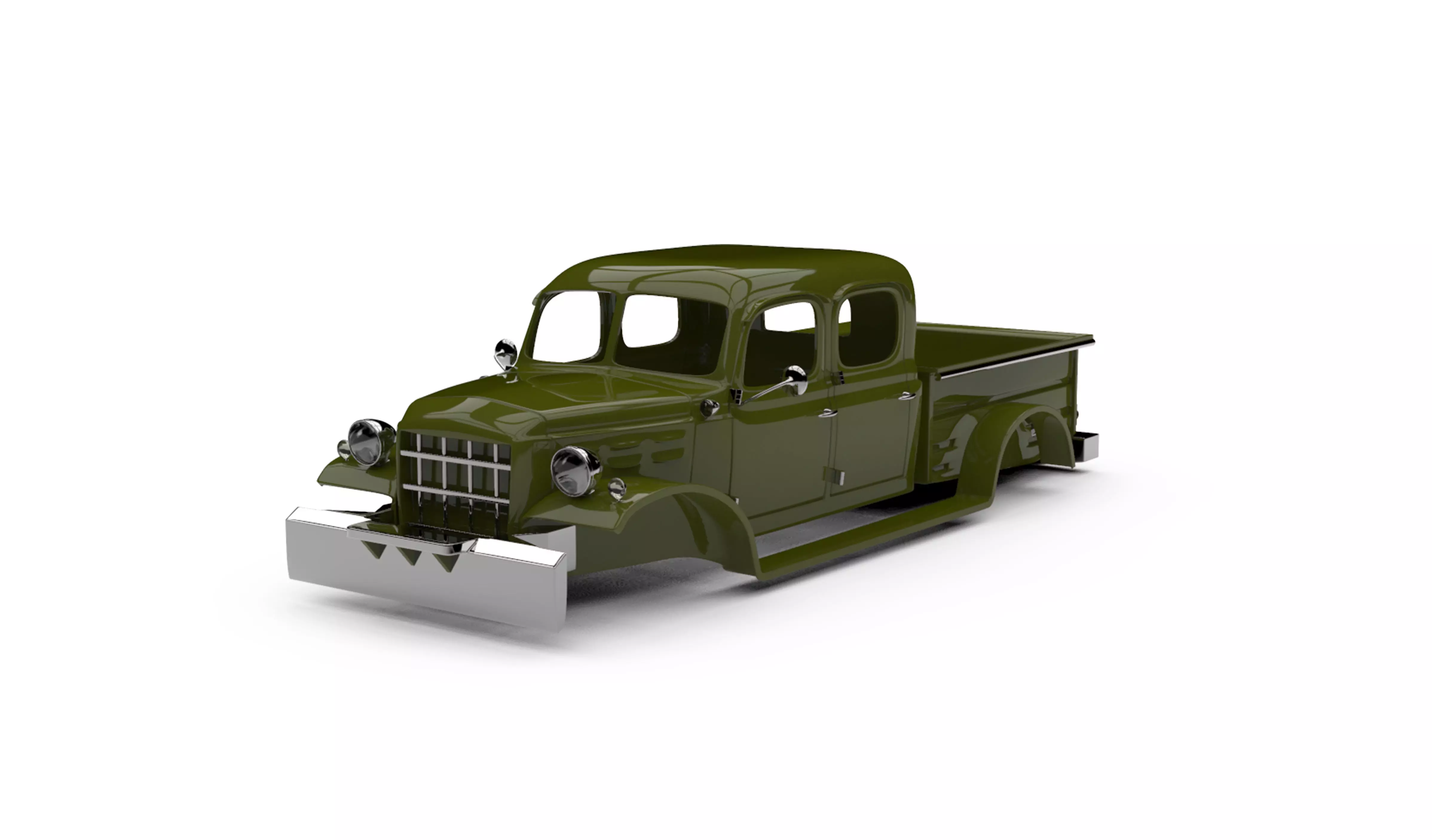 1949 Dodge Power Wagon 4-Door 3D print model_0