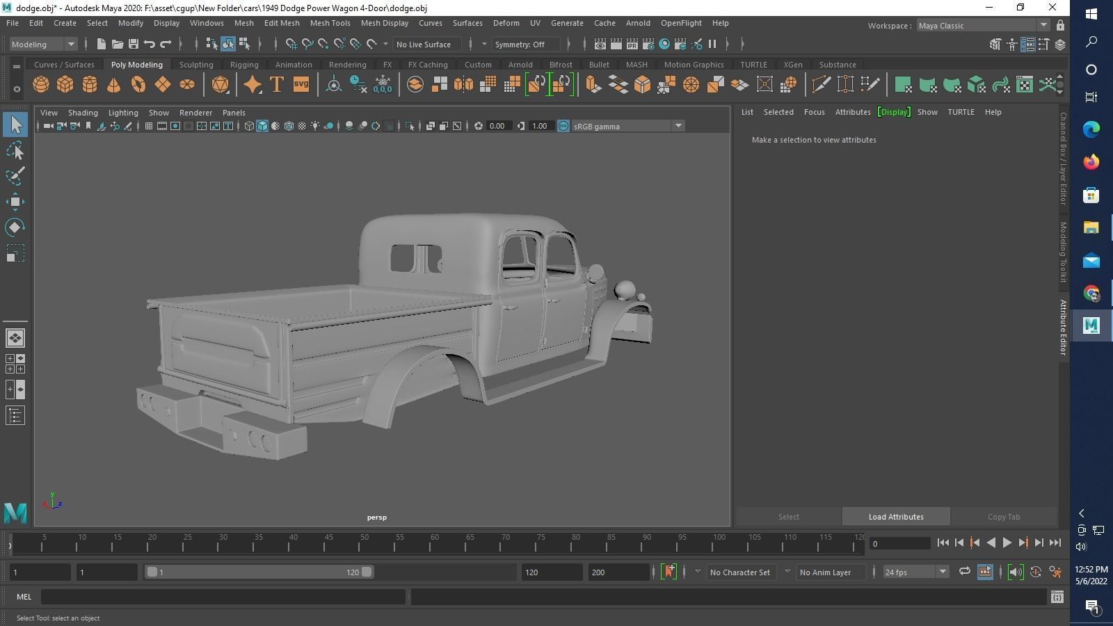 1949 Dodge Power Wagon 4-Door 3D print model_10