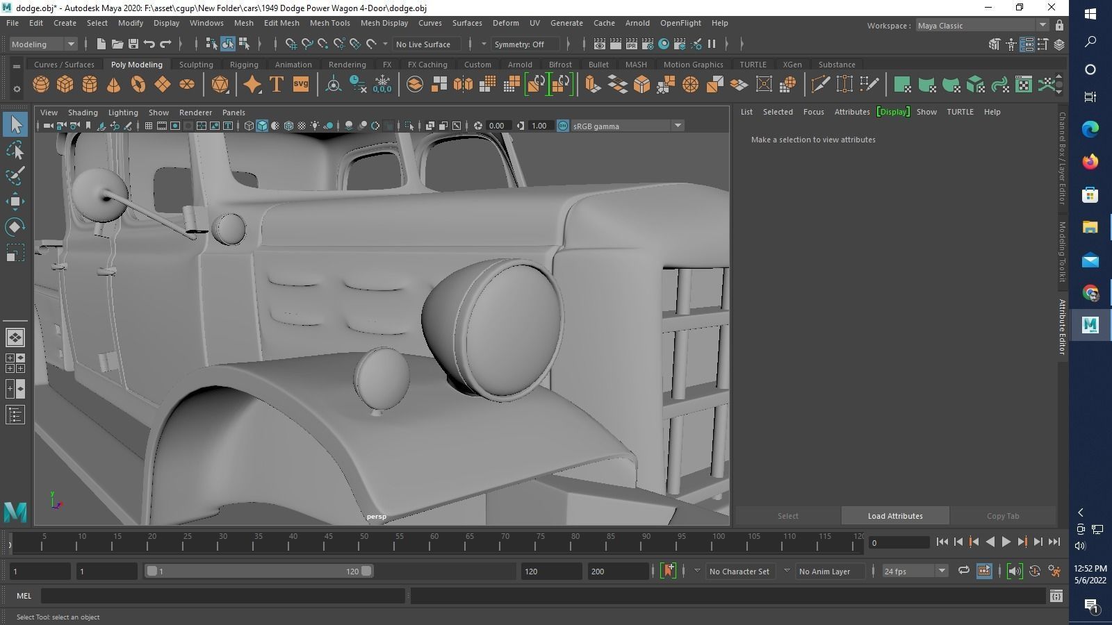 1949 Dodge Power Wagon 4-Door 3D print model_12