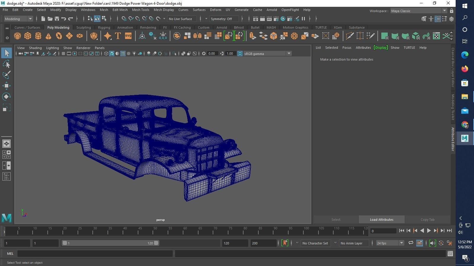 1949 Dodge Power Wagon 4-Door 3D print model_13