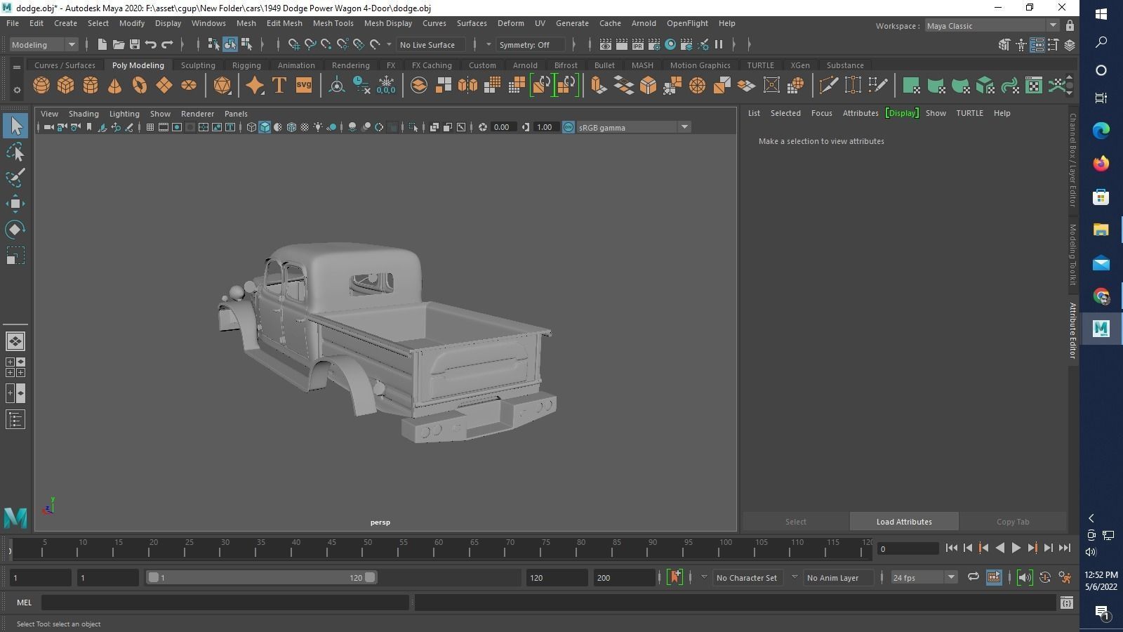 1949 Dodge Power Wagon 4-Door 3D print model_9