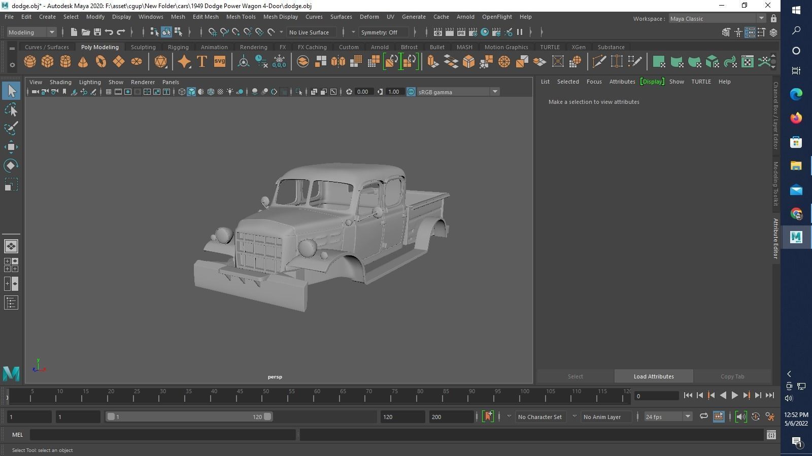 1949 Dodge Power Wagon 4-Door 3D print model_16