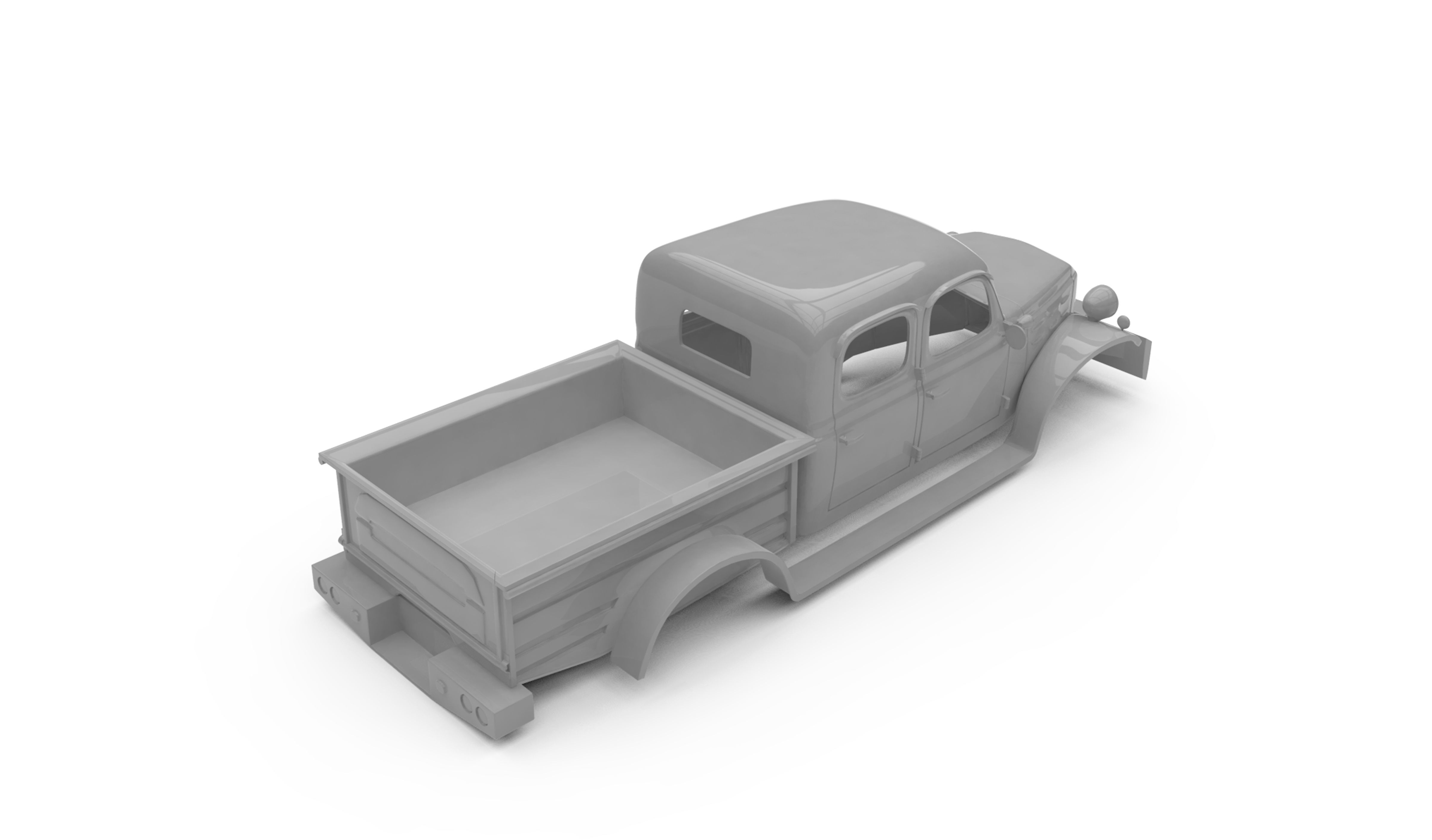 1949 Dodge Power Wagon 4-Door 3D print model_3
